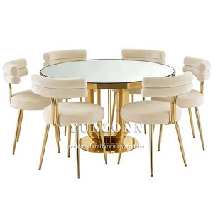 Ghế tiệc cưới sang trọng bằng nhung vàng cao cấp cho thuê sự kiện - Product Image 6