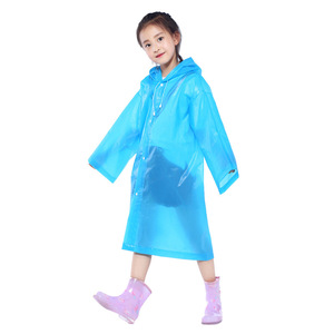 Imperméables longs légers et réutilisables en PEVA pour filles - Product Image 5