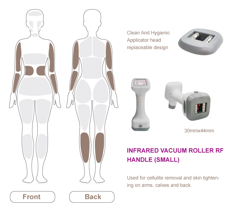 800w 2mhz Rf Body Sculpting Machine Cellulite Reduction Vacuum Shape Machine