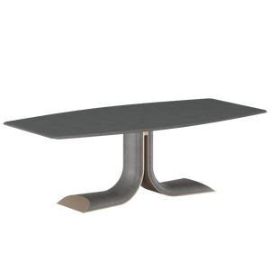 Table à manger en ciment finition terrazzo sur mesure OEM, meubles de salle à manger en béton poli lisse, directement de l'usine - Product Image 3