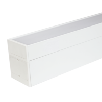 Luminaire de Bureau Suspendu Blanc Naturel 80W 4000k Forme Rectangulaire Suspendue Linkable Led
