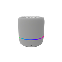 Haut-parleur Bluetooth mini rond sans fil portable 9 couleurs mat Macaron OEM personnalisé 2027 pour cadeau de Noël