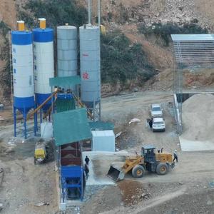 Nueva Planta Mezcladora de Concreto Automática RMC, Planta de Mezcla de Cemento, Planta Dosificadora de Concreto Eléctrica Estacionaria HZS120 - Product Image 3