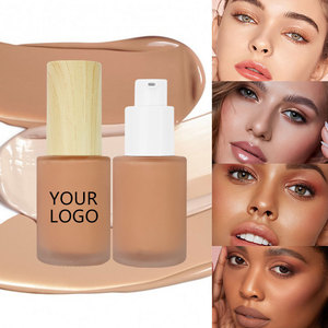 Base de Maquillaje Líquida Mineral Sin Logotipo, Cobertura Total, Control de Grasa, Iluminadora, Larga Duración, Corrector en Cojín, Maquillaje <span class=keywords><strong>para</strong></span> Piel Oscura - Product Image 4