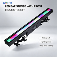 Barres LED IP65 500W avec fixation Omega et Strobe LED de scène étanche RDM DMX à effet Wash et Frost électrique