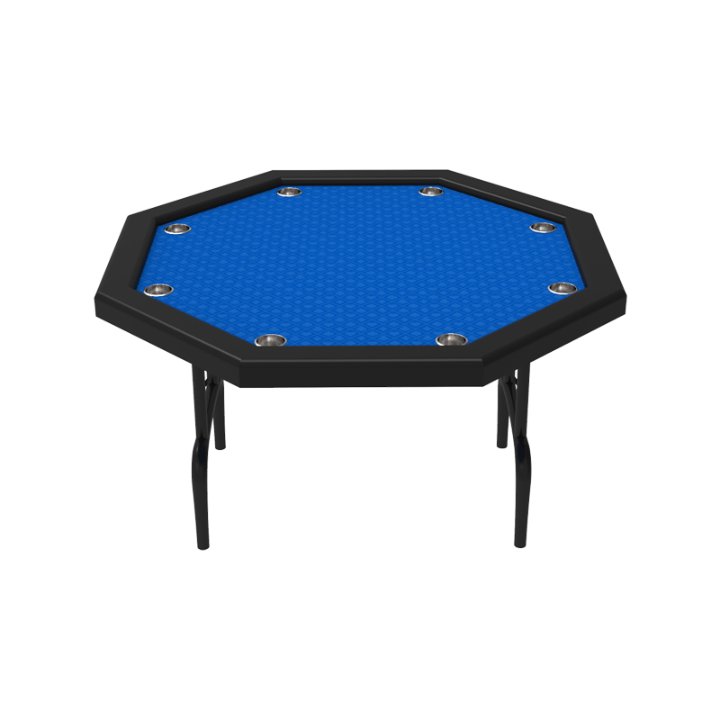 YH Wholesale Factory Price Multi-game Folding Octagonal Poker Table With Desktop Steel Cup