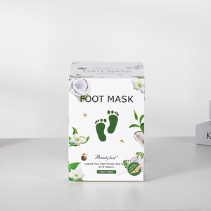 Maschere per la cura della pelle del piede prodotti bellezza ospite cocco idratante riparazione di grandi dimensioni cocco piede Spa calza - Product Image 3