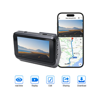 Caméra de tableau de bord 3 pouces pour voiture, double enregistrement 4K avant et 1080P arrière, WiFi, GPS, enregistrement en boucle, vente directe usine