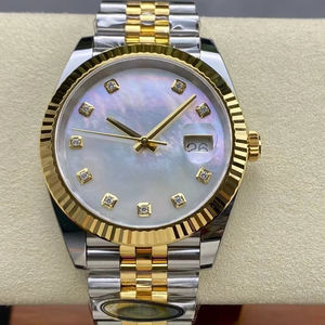 El modelo automático de lujo para damas de 36 mm y para caballeros de 40 mm, de alta gama, está equipado con un delicado reloj con esfera. - Product Image 1