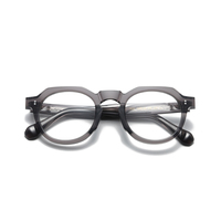 Monture de lunettes rétro tendance 2026 en BIO-acétate fait main pour hommes et femmes