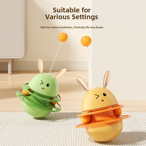 <span class=keywords><strong>2026</strong></span> Nieuwe Slimme Interactieve Katten Speelgoed Tumbler Draaitafel Draaiende Puzzel Speelgoed voor Binnenkatten Verveling Verlichting Huisdierbenodigdheden Groothandel - Product Image 3