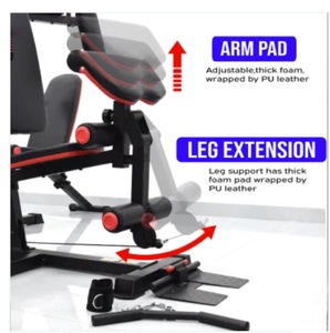 Équipement de musculation à domicile avec cinq stations d'entraînement complet, appareils multifonctions d'entraînement de force en intérieur MS - Product Image 3
