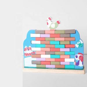 Popular niños madera pollo cerebro interactivo Blance juego de bloques de construcción regalo educativo juguetes para niños niñas - Product Image 4