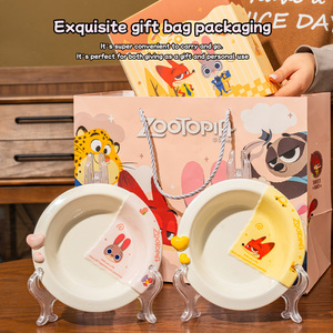 <span class=keywords><strong>Vajilla</strong></span> de Cerámica con Diseño de Zootopia de <span class=keywords><strong>Disney</strong></span>, Plato para Cena y Tazón Divertido para Uso en el Hogar, Fiestas, Niños y Regalos - Product Image 6