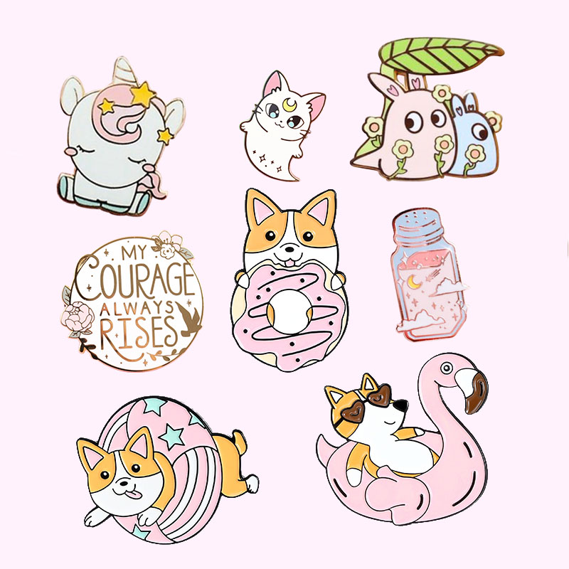 Personalized Wholesale Custom Cartoon Anime Sailor Moon Collector Enamel birthday girl pin badge