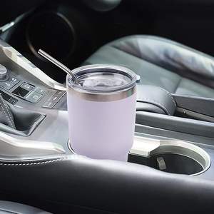 30 oz Tumbler with Lid Double Wall Vacuum Insulated Stainless Steel <b>Powder</b> Coated Travel Coffee Mug for Cold and Hot <b>Drink</b> - Product Image 2