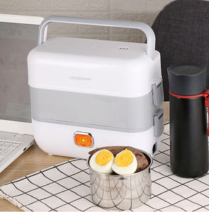 Dmwd — boîte à lunch chauffante en étain pour étudiants, outil de cuisson à la vapeur bureau, appareil à double couche, 2020 - Product Image 1