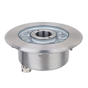 Projecteur <span class=keywords><strong>LED</strong></span> Submersible DMX pour <span class=keywords><strong>Fontaine</strong></span> de Jardin, Extérieur, Étanche CE, Acier Inoxydable, DC24V, IP68, RGB, 120V, avec Buse à Jet d'Eau - Product Image 1