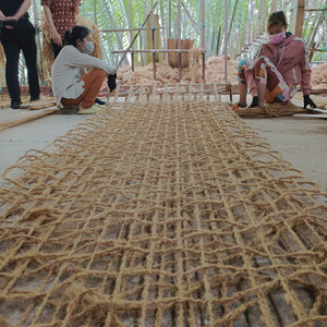 Filet en fibre de coco en gros, géotextile en fibre végétale, maille de contrôle de l'érosion, protection des pentes, aménagement paysager, épaisseur réglable - Product Image 1