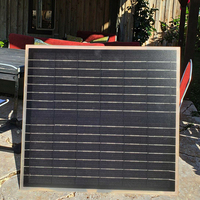 Panneau solaire monocristallin PERC fin et léger 20W, efficacité 23%, marque XIONGSHENG, 100W max. Panneau solaire de taille cellulaire 160x115mm