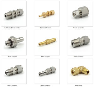 Swagelok 타입 316 스테인레스 스틸 악기 1/16 ~ 1 인치 페룰 튜브 용접 피팅 - Product Image 4