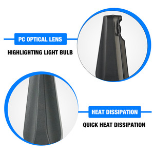 Liuhjg Cặp Màu Sắc Đẹp Đôi Xe Máy Chỉ Số Màu Vàng + Màu Xanh/Đỏ/Trắng 3 Dây Xe Đạp Lần Lượt Tín Hiệu Ánh Sáng - Product Image 3