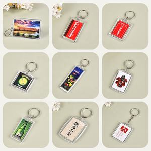 Portachiavi acrilico in bianco ecosostenibile per cartoni animati-cornice per foto per regali promozionali e souvenir - Product Image 6