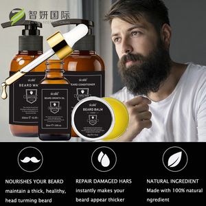 Nhãn hiệu riêng tự nhiên hữu cơ làm sạch chải chuốt làm mềm người đàn ông râu dầu râu tăng trưởng Kit Vegan râu chăm sóc bộ - Product Image 4