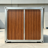 Maison conteneur moderne, économique, détachable, écologique, légère, à installation rapide, préfabriquée et portable pour bureau ou dortoir