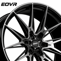 Rines EVOR Forjados OEM Cromados Cóncavos con Borde Profundo de 17 19 20 21 22 Pulgadas para Autos Deportivos AUDI, Tesla, BMW, Urus, Nissan