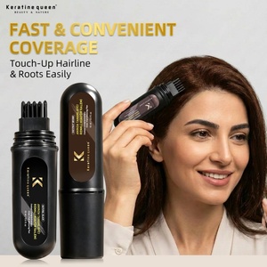 Peine de Coloración Instantánea para Cabello Negro de 15ml, Desechable, Sin Enjuague, Tinte Temporal para Cabello, para Sombreado Rápido de la Línea del Cabello y Retoque de Raíces - Product Image 4