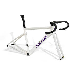 Cadre de vélo de route en fibre de carbone Firefox 700c léger avec frein à disque et passage interne des câbles pour la montagne - Product Image 3