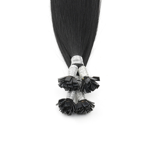 ผมต่อแบบ I-Tip คุณภาพสูง K.swigs Indian Remy เกรด 8A 10A 12A ผมแท้ธรรมชาติ สีดำธรรมชาติ 100% ไม่ผ่านการแปรรูป - Product Image 4