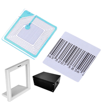 Étiquette antivol passive à code-barres pour alarme antivol, autocollant RF, système EAS RF de sécurité pour magasin de détail, étiquette souple
