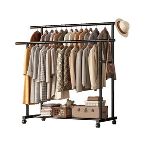 Porte-vêtements pour bébé, étagère de rangement pour vêtements, hauteur réglable, armoire pour enfants - Product Image 1