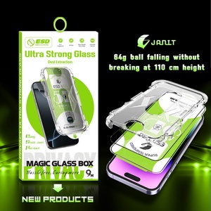 Chất lượng tốt nhất 45k Ultra Strong Glass với tự động đính kèm bảo vệ màn hình máy ESD 5D ma thuật Glass Box Đối với iPhone 16e - Product Image 5