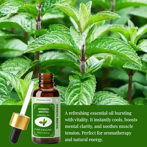 Aceite de Mentha Piperita de Grado Alimenticio 100% Puro y Natural, Aceite Esencial de Menta para Aditivo Alimentario - Product Image 2