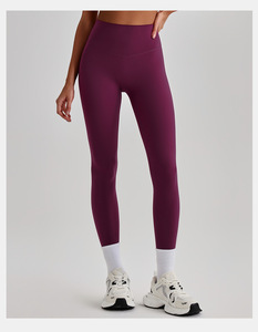 Leggings ajustados ocultos de cintura alta para mujer con logotipo personalizado mallas de yoga y entrenamiento de cintura alta - Product Image 4