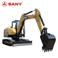 Sany – Mini-pelle à roue creuse géante, 5 tonnes, 6 tonnes, 7 tonnes, 10 tonnes, Sy95C Sy135C Sy155U