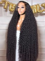 Perruques bouclées sans colle 13x4 HD en dentelle transparente, cheveux brésiliens Remy vierges, pré-épilées, 100% cheveux humains, prêtes à porter pour femme noire