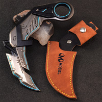 17CM VALORANT RGX 11Z Pro Karambit | Réplique en alliage de zinc entièrement en métal à collectionner Décor de bureau Jeu Périphérique Cosplay Prop Garçon Cadeau