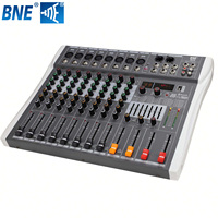 Console de mixage audio professionnelle 8 voies MX8, égaliseur 7 bandes, Bluetooth, 8 canaux, avec 99 effets numériques DSP, carte son audio