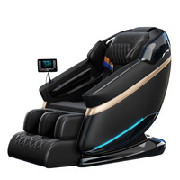 Silla de masaje Shiatsu portátil de lujo C113 con cuerpo completo y spa para pies, función de gravedad cero, nuevo diseño, plegable