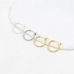 Cuivre plaqué or véritable 18 carats tête de lapin queue oreille anneau 14K couleur rétention neuf mots bricolage oreilles oreilles accès - Product Image 3