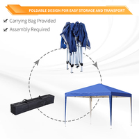 Cadre commercial de luxe pour tentes pliantes Pro 3x3m pour l'extérieur