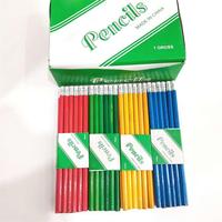 Crayons HB couleur personnalisés échantillon gratuit Penceil standard avec dureté au plomb souple