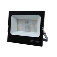 Lampu sorot led rumah aluminium ip66 RGB + CCT, lampu led kendali aplikasi wifi 60w dapat diganti, lampu banjir