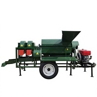 Machine à battre les céréales multifonctionnelle, équipement de battage multi-cultures pour blé, maïs et riz pour la récolte agricole