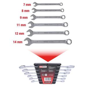 KS TOOLS - 518.0340 Jeu de clés mixtes de purge de frein (6 pcs) - EAN 4042146400814 FREINS ET ROUES - Product Image 2