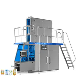 200 to 1000 ml volume 5000 cartons per hour juice milk beverage liquid aseptic filling machine